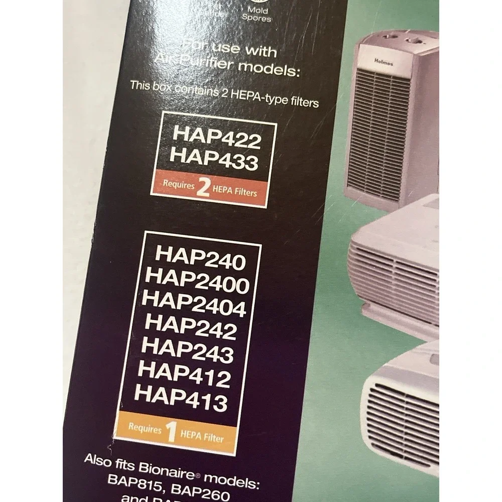 Holmes HAPF30D HEPA Filter 2 Pack Fits HAP240 HAP422 HAP413 Bionaire
